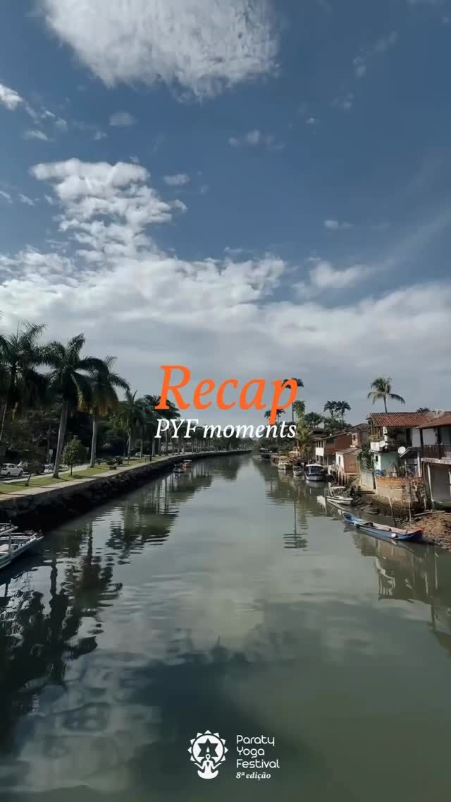 ✨Um mergulho em tudo que vivemos juntos.
Foram dias de conexão, silêncio e movimento.
Entre mantras, risos, dança, encontros e entrega... algo em nós se transformou.

Esse foi o Paraty Yoga Festival.
E se você esteve aqui, sabe: não é só um festival é um chamado pra alma.

🌿Até a próxima volta ao centro de nós mesmos.

#ParatyYogaFestival #YogaÉCaminho #FestivalDoSer #Reconectar